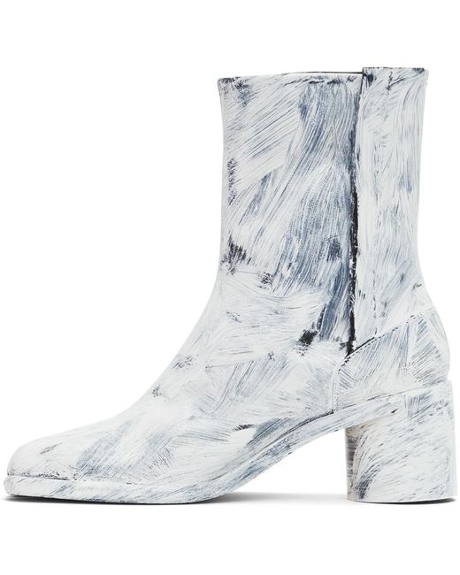 Maison Margiela Blue Tabi Bianchetto Boots for men