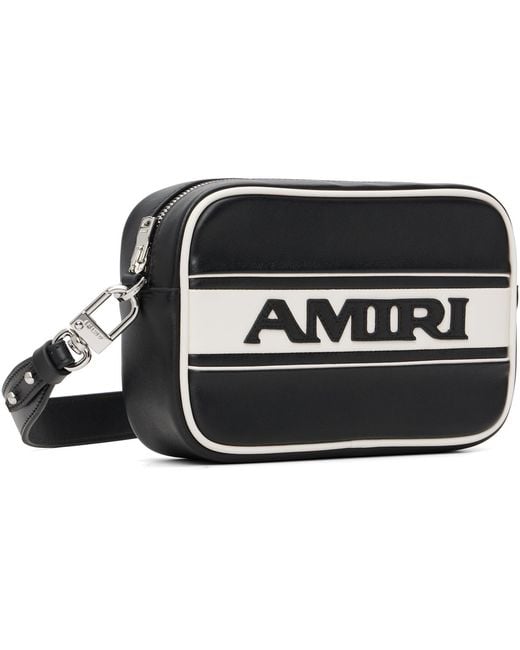 Amiri Black Sport Camera Bag for men