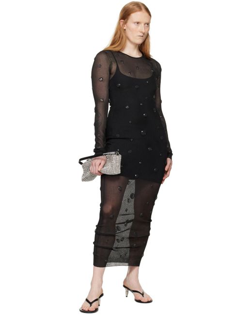 Alexander Wang Black Gem Maxi Dress