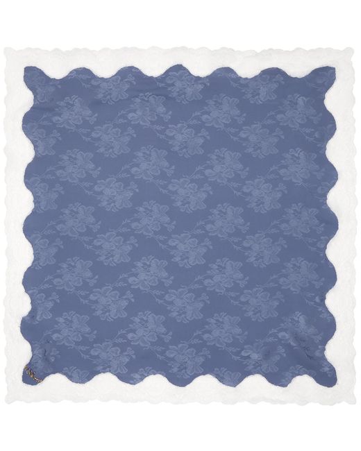 Chloé Blue 'The Poetic' Square Scarf