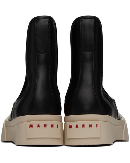 Marni Black Pablo Chelsea Boots for men