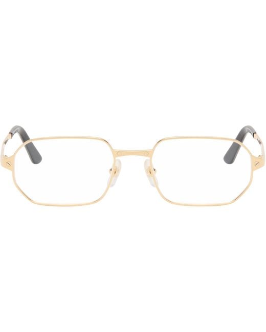 Cartier Black 'Santos De Glasses for men