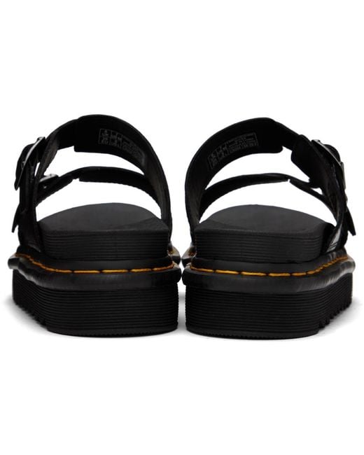 Dr. Martens Black Myles Sandals for men