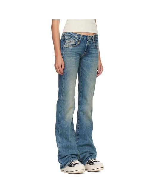 R13 Blue Flare Boy Jeans