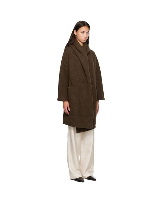 Lauren Manoogian Brown Khaki Capote Coat