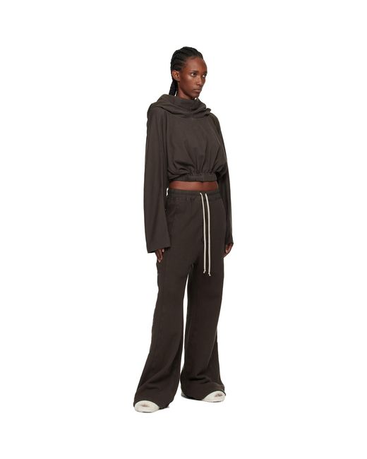 Rick Owens Black Concordians Pusher Sweatpants