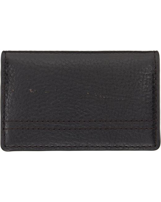 Lemaire Black Gear Pocket Organizer Card Holder