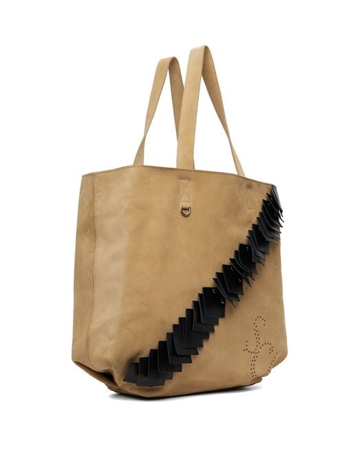 STEFAN COOKE Black Leather Patch Tote