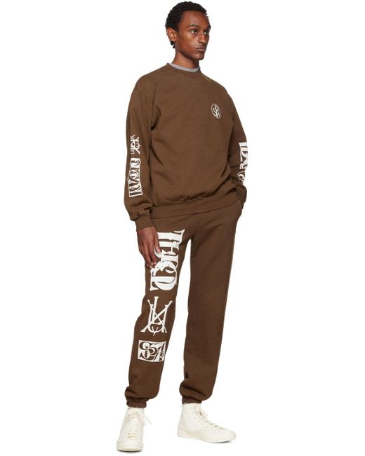 Total Luxury Spa Brown Monogram Sweatshirt for men