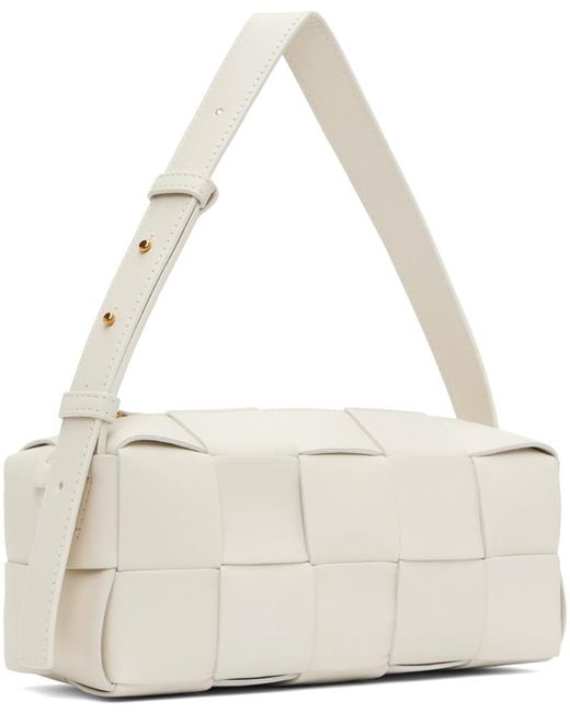 Bottega Veneta Natural White Small Brick Cassette Bag