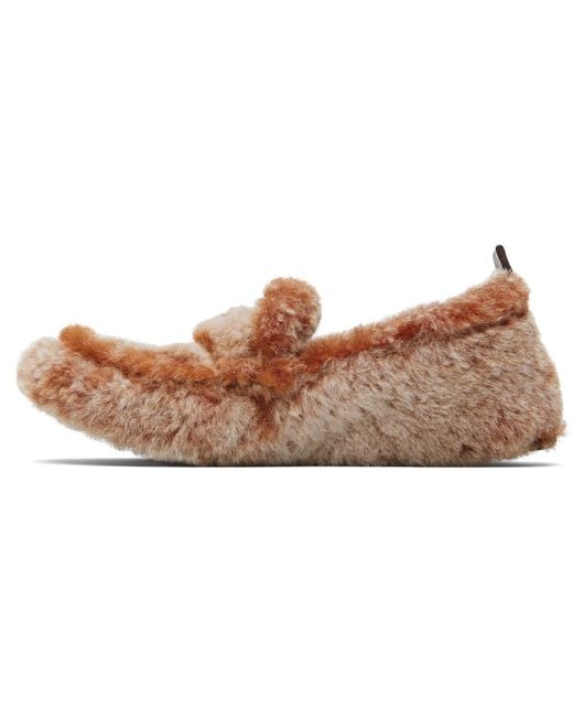 Acne Black Shearling Loafers