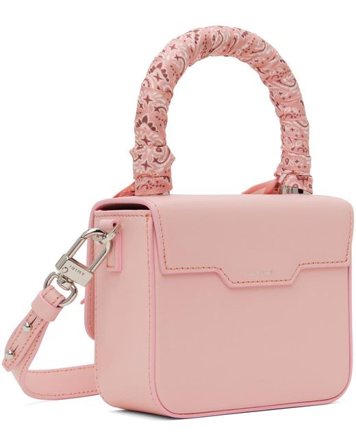 Amiri Pink Bandana Micro Ma Bag