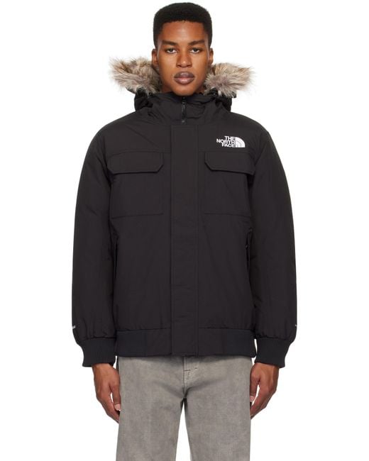 The North Face Black Mcmurdo Bomber Down Jacket for men