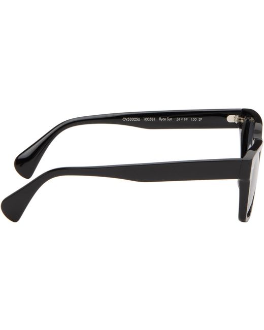 Oliver Peoples Black Ryce Sunglasses for men