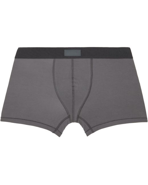 Skims Black Three-Pack Cotton 3 Boxer Briefs for men