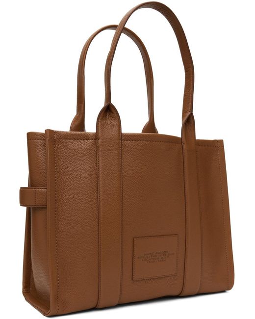 Marc Jacobs Brown 'the Leather Large' Tote
