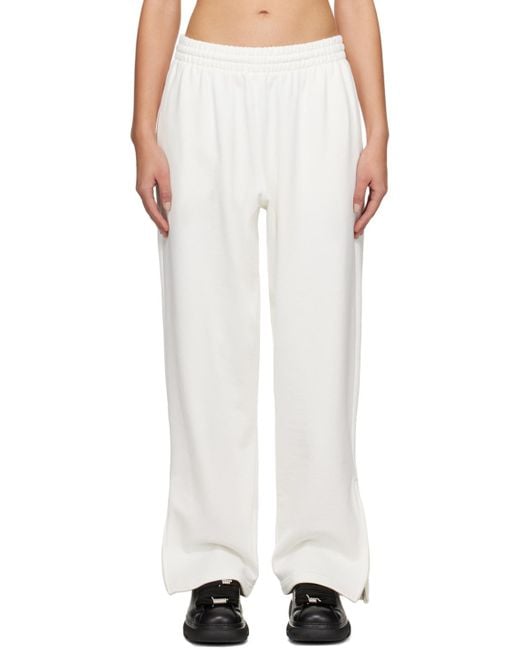 Wardrobe NYC White Off- Hailey Bieber Edition Hb Track Pants
