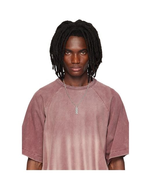 Off-White c/o Virgil Abloh Multicolor Diag Necklace for men