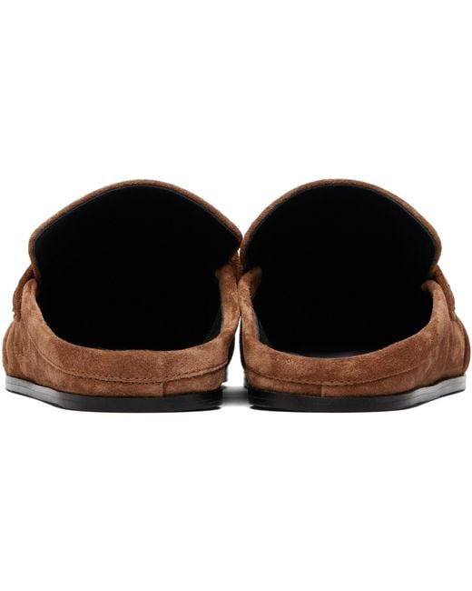Jil Sander Black Tan Moc Toe Loafers