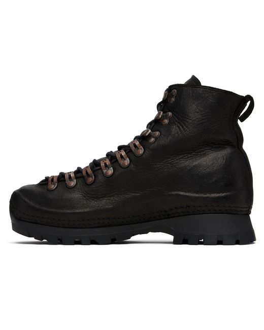 Guidi Black Hiking Boots for men
