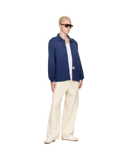 A.P.C. Natural Off- Verlaine Denim Lounge Pants for men