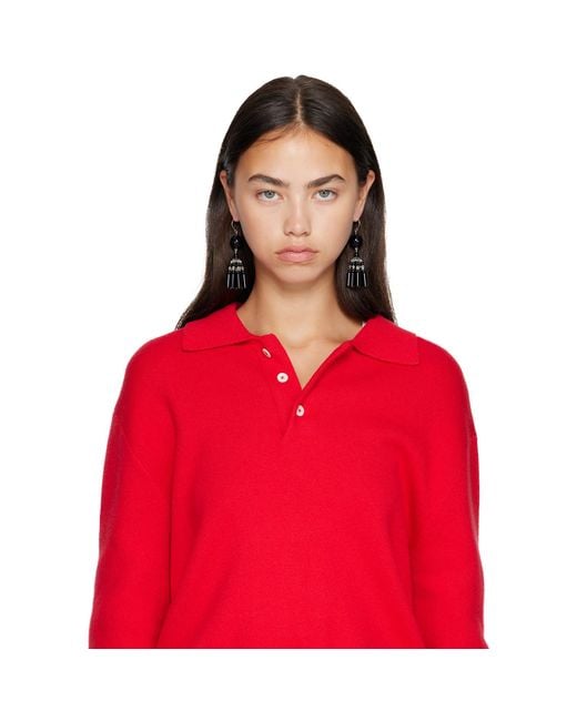 Sophie Buhai Black Flamenco Earrings