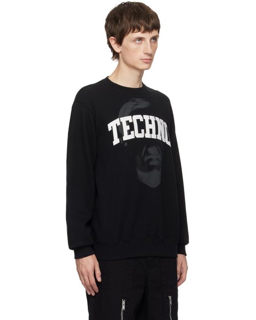 Undercover Black 'techno' Sweatshirt for men