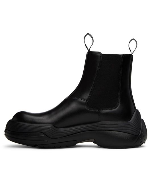 Lanvin Black Flash-x Bold Chelsea Boots for men