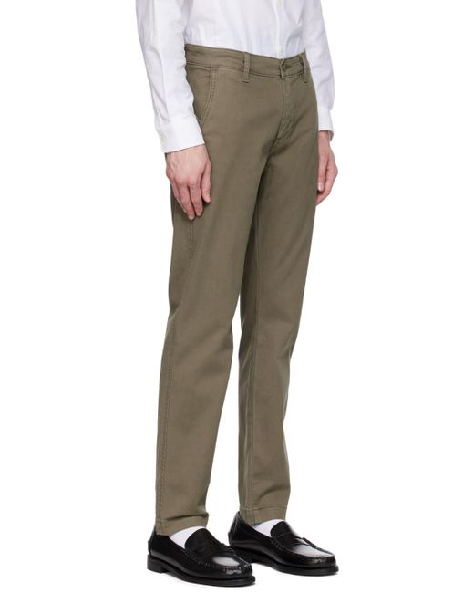 Levi's Gray Khaki Xx Chino Trousers for men