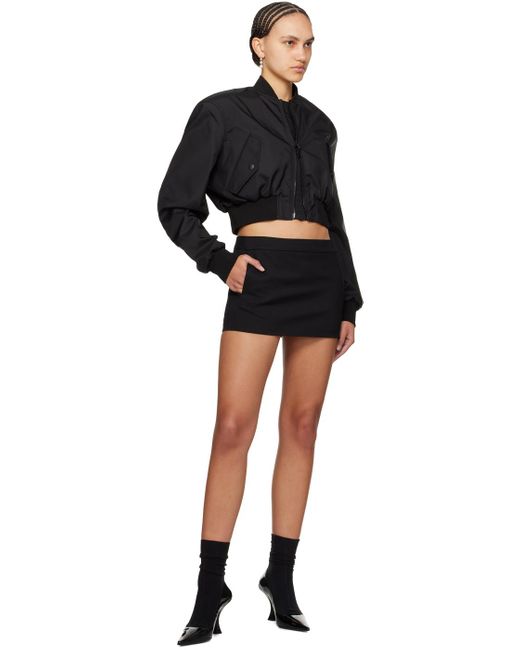 Wardrobe NYC Black Micro Miniskirt