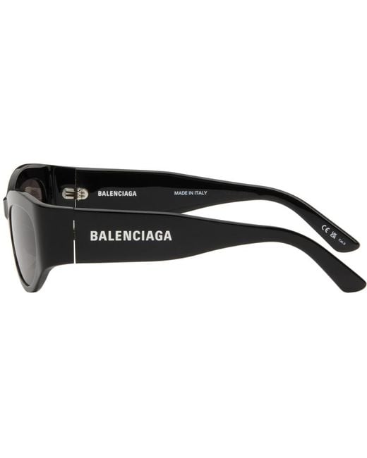 Balenciaga Black Round Sunglasses