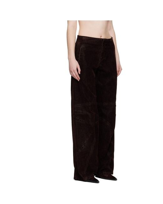 Jean Paul Gaultier Black Minimal Moto Trousers