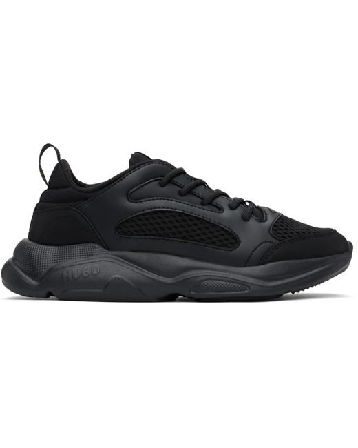 Baskets Noires En Filet HUGO pour homme en coloris Black