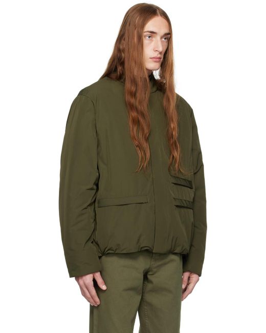 Norse Projects Green Khaki Ryan Bomber Jacket for men