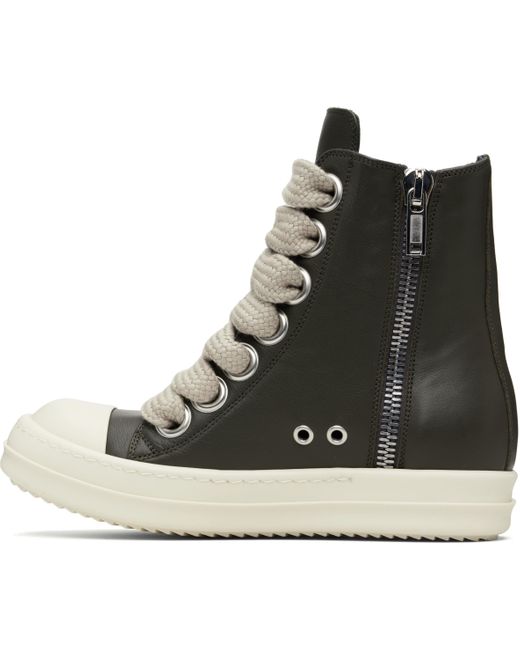 Rick Owens Black Concordians Jumbolace Sneakers