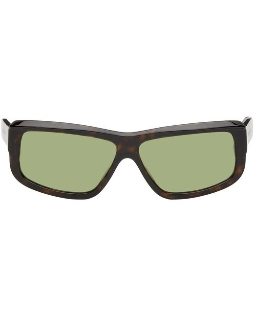 Marni Green Brown Annapuma Circuit Sunglasses