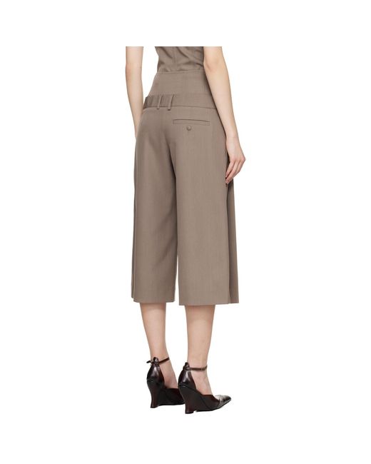 KNWLS Gray Jett Culottes Trousers
