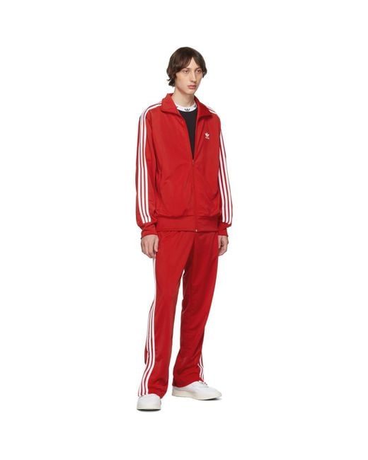 adidas Originals Mens Big Trefoil Track Pants Lush Red S  Amazonin  Fashion