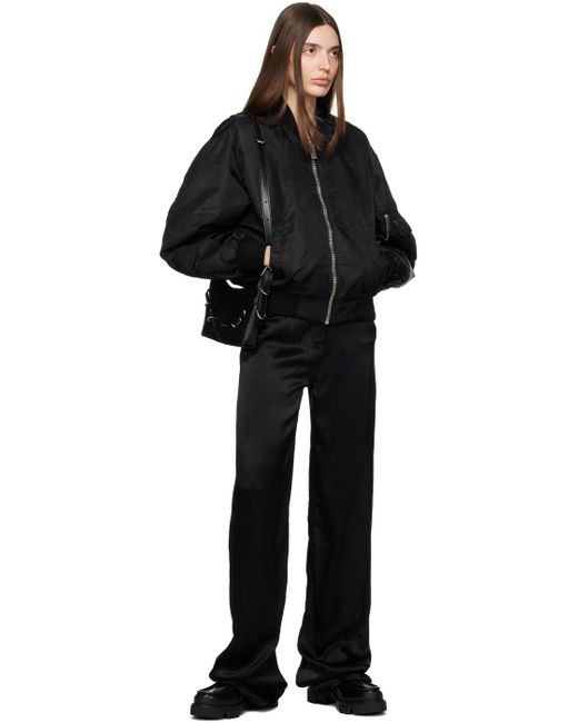 Givenchy Black Zip Bomber Jacket