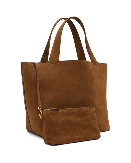 Alaïa Brown Tan 'Le Cabas' Tote