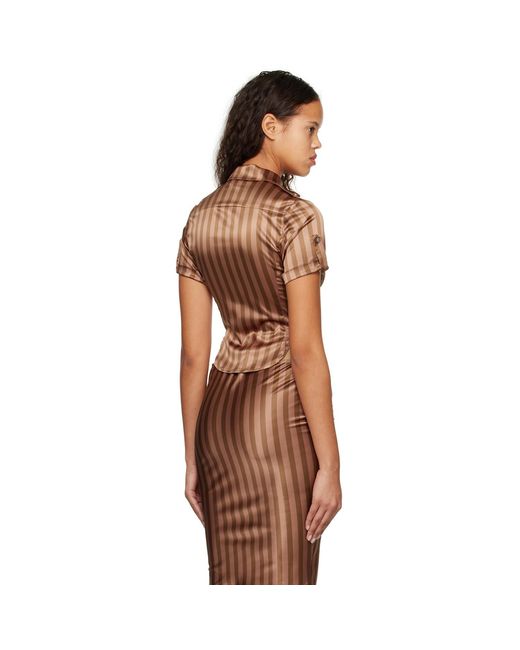 Miaou Orange Ssense Work Capsule – Brown Max Shirt