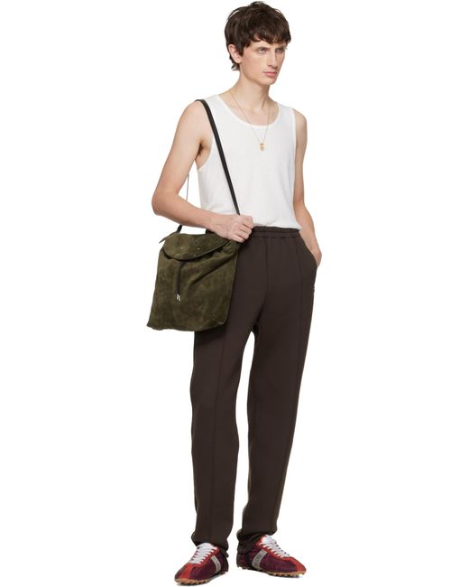 Maison Margiela Black Pinched Seam Sweatpants for men