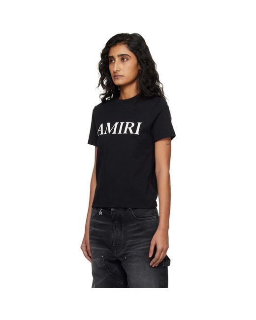 Amiri Black Core Logo T-Shirt