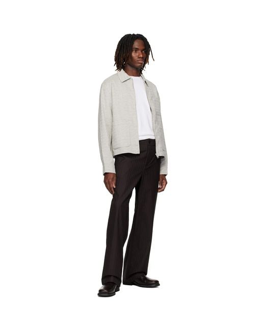 Lacoste Black Short Textured Jacket for men