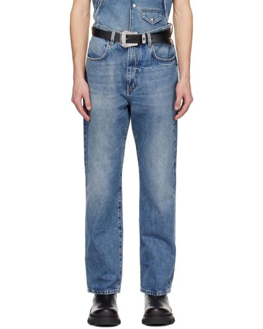 Givenchy Blue Faded Jeans for men
