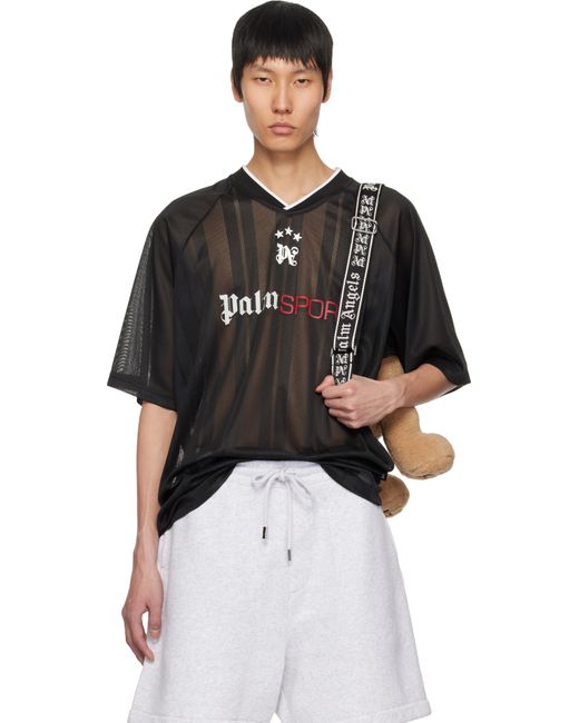 メンズ Palm Angels ブラック 'Palm Sport' トップス Black