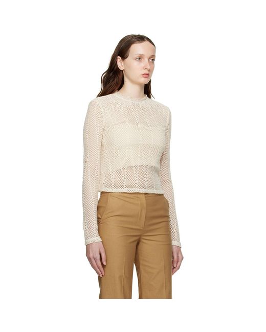 RECTO. Natural Off- Adria Long Sleeve T-Shirt
