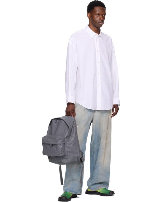 Issey Miyake Black Daypack One-Tone Backpack for men