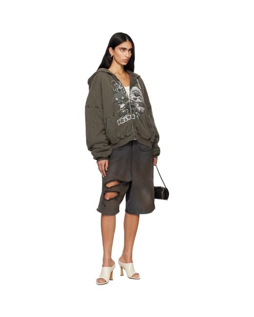Lu'u Dan Multicolor Wadded Hoodie