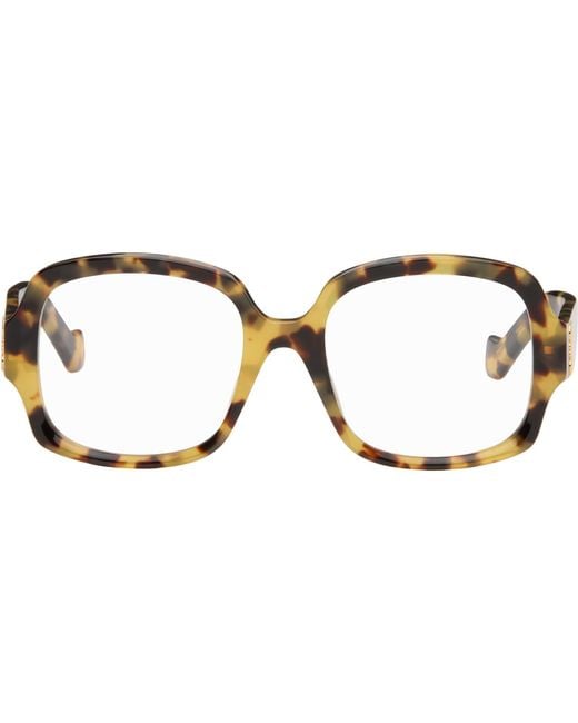 Loewe Black Anagram Glasses for men
